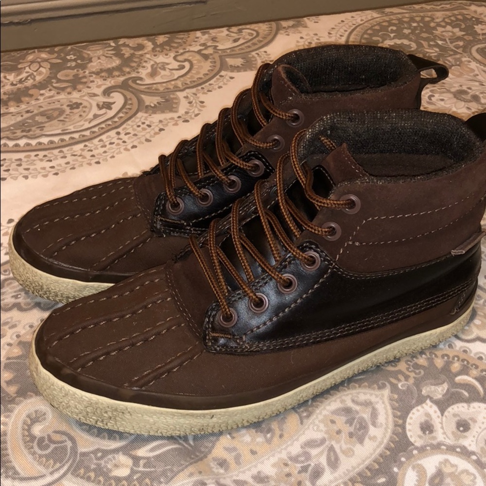 Men’s Vans Shoes Sk8-HI Del Pato DuckBoots Size 7